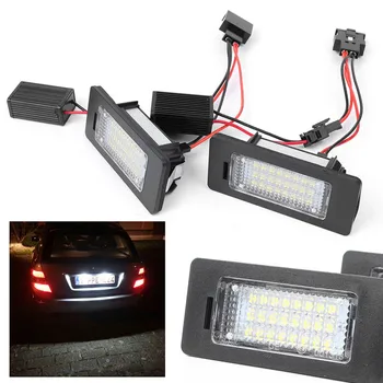 

For Audi Q5 A4 S5 A5 TT Passat 5D R36 2x Error Free LED License Plate Light Licence Lamp