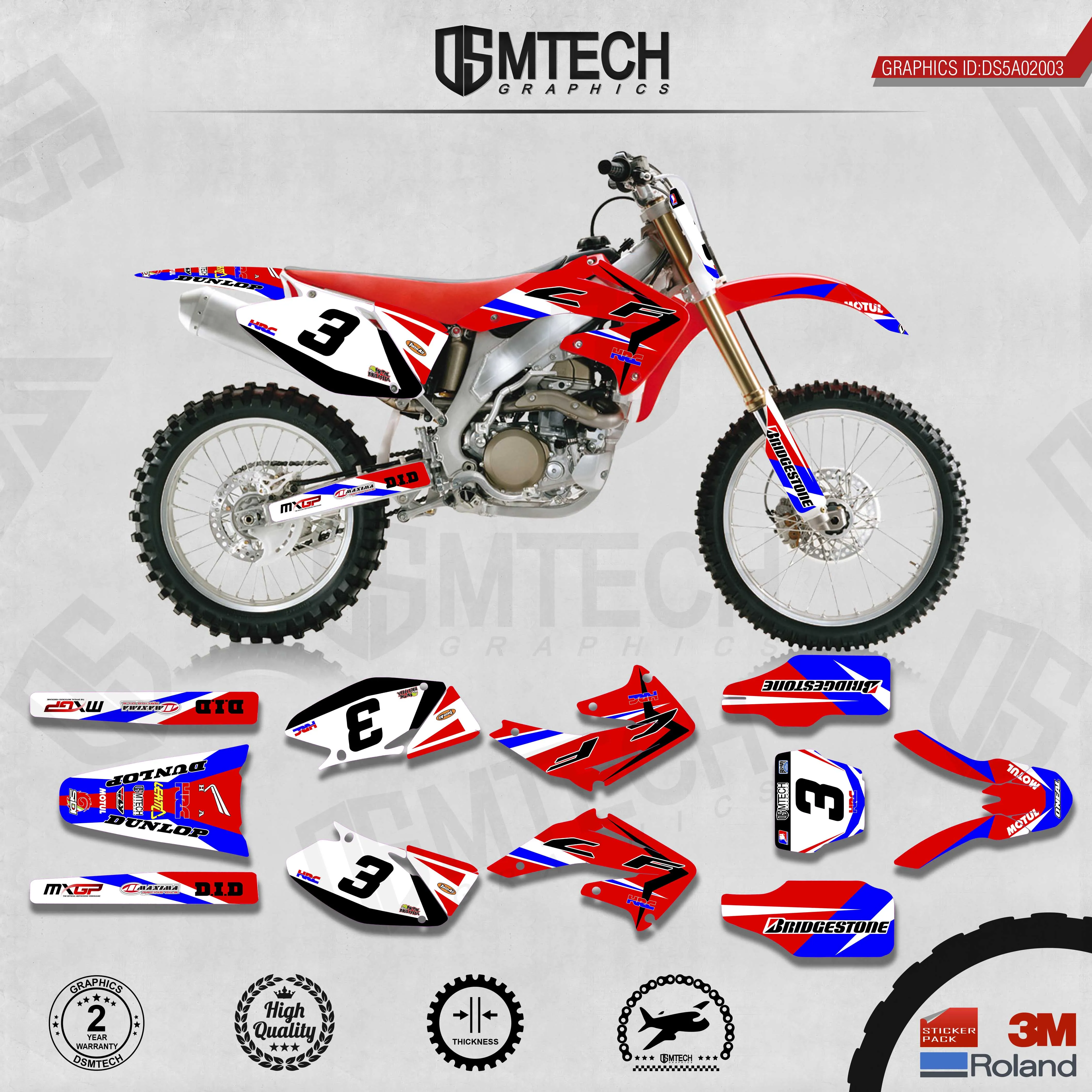 DSMTECH    ׷  Decals 3M   ƼĿ 2002-2003 2004 CRF450R 003