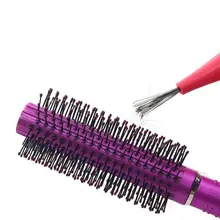 Расческа для волос, щетка для очистки, пластиковая нержавеющая сталь, встроенная щетка, съемные ручки, чистящие инструменты, уход за волосами, аксессуары для укладки
