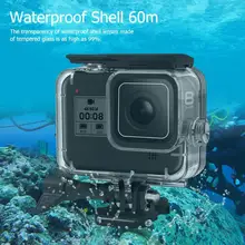 Чехол для дайвинга 60 м для Gopro hero 8 черный водонепроницаемый чехол gopro8 для спортивной камеры водонепроницаемый чехол Аксессуары