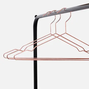 

Nordic Style Hanger Clothes Garment Trouser Dress Hanger Rose Gold Slip Holder Drying Rack Laundry Wardrobe Storage Organization