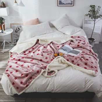 

100% Poly Cotal Fleece Blankets Bedding Blanket Soft, Plush, Fluffy, Warm, Cozy Microfiber Perfect for Bed, Sofa Thickened