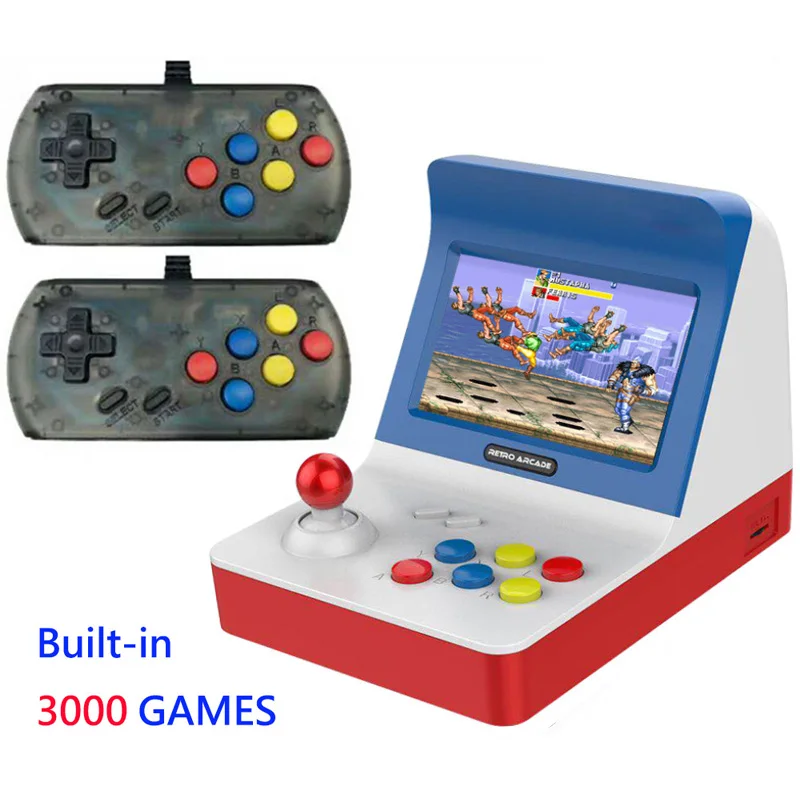  Newest Portable Retro Mini Handheld Game Console 4.3 Inch 64bit 3000 Video Games classical Family G