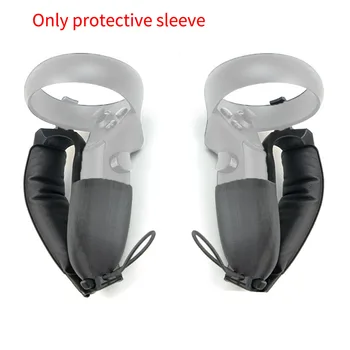 

1set Protection Thickened Anti Throw Fixed Hand Grip Sleeve Attachment Soft Wrap Elastic VR Game Controller Cover For Oculus