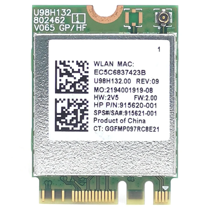 RTL8821CE 802.11AC 1X1 Wi Fi + BT 4 2 комбо адаптер карта SPS 915621 001 беспроводная сетевая для Hp ProBook
