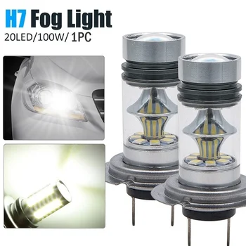 

LED White High Power 100W-Max CREE Chips LED Bulbs for HyundaiH7 on LED High Beam Lights Led Light Bulb lampada LED