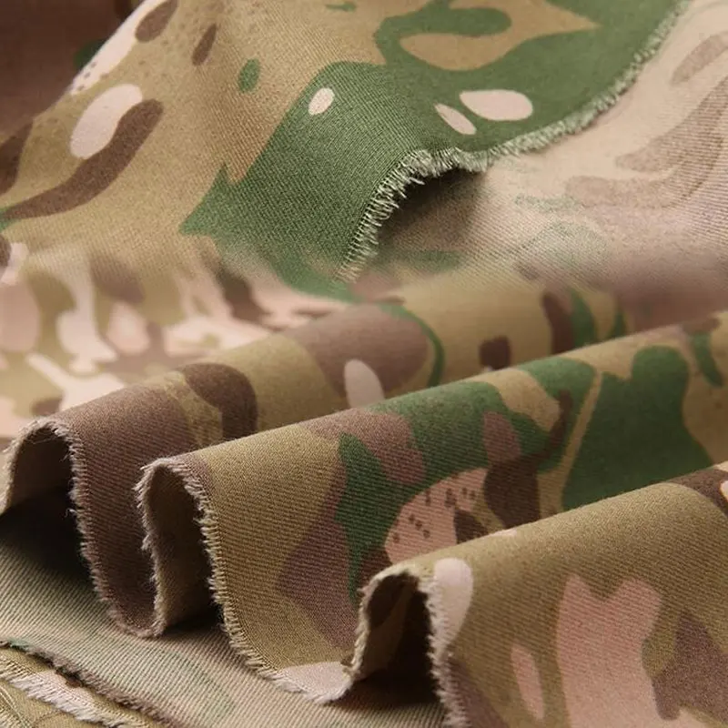 1.5M Width MC Camouflage Khaki Twill Polyester Cotton PC Camo Cloth for Military Officer Uniform Combat Suits T-shirt Material | Спорт и