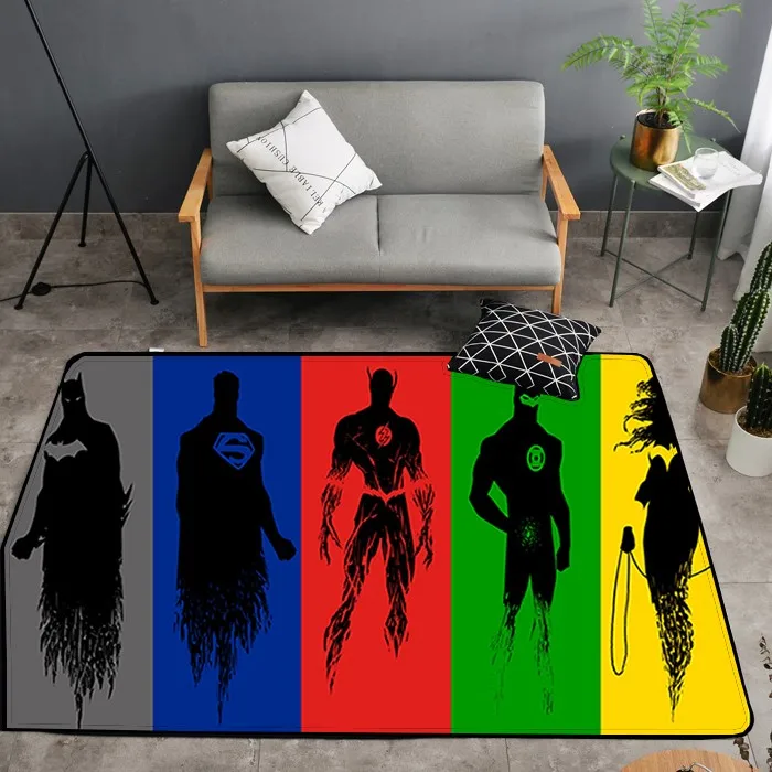 Мультяшный коврик Marvel, Бэтмен, флэшмен, супер герой, коврик для двери, ковер, коврик для спальни, нескользящий коврик, мультяшный подарок - Цвет: Style 4