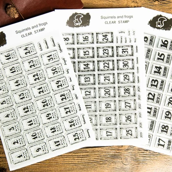 

1pcTransparent Silica Stamp Stamp Greetings Seal For Photo Album Paper Craft Decorative DIY Stamp Schedule Planner