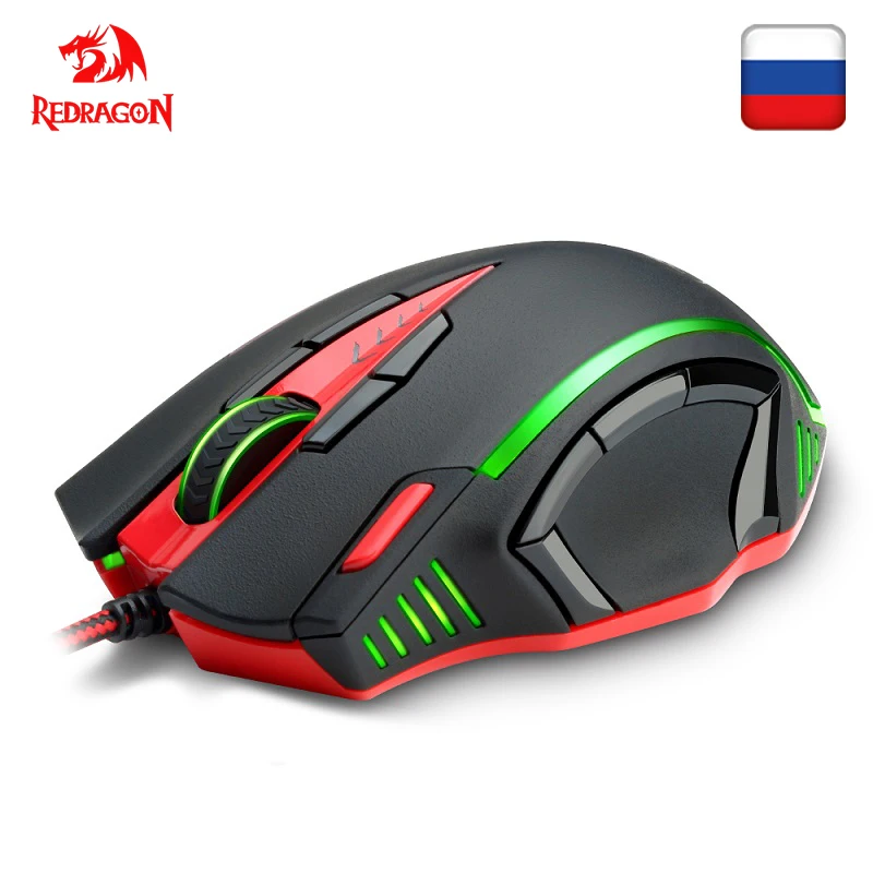 Online Redragon SAMSARA M902 USB Gaming Mouse Wired 16400 DPI 15 Buttons RGB Ergonomic For Desktop Computer Programmable Mice Gamer LOL