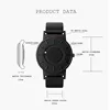 Brand EUTOUR Magnetic Ball Watch Men Waterproof Luxury Mens Wristwatch Silver Stainless Steel Quartz Wrist Ball Men’s Watches 20 2