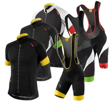 

Mav Cycling Jersey 2020 Summer Team Short Sleeves Quick Dry Cycling Set Bike Clothing Ropa Ciclismo Biclcle Clothing Bib Suits