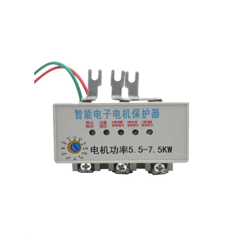 AC 380V 25A 7.5KW Intelligent Motor Protector for Soft Starter 1Pc New