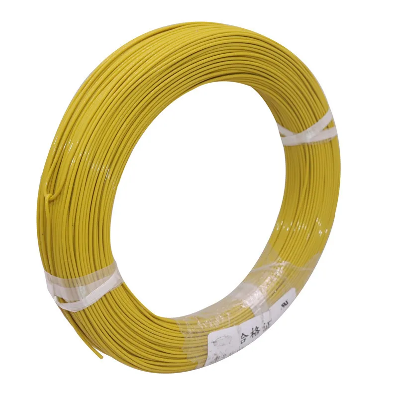 yellow 10 м нагревательный провод 0,5 квадратный диаметр 1-1,2 мм мантия установка автомобиля Модификация высокая термостойкость провод нагревательная линия - Цвет: yellow