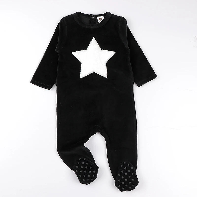 echo Gemarkeerd geur Baby Romper Pyjamas Kids Clothes Long Sleeves Children Clothing Heart Star  Baby Overall Children Boy Girl Clothes Footies Romper - Bodysuits -  AliExpress