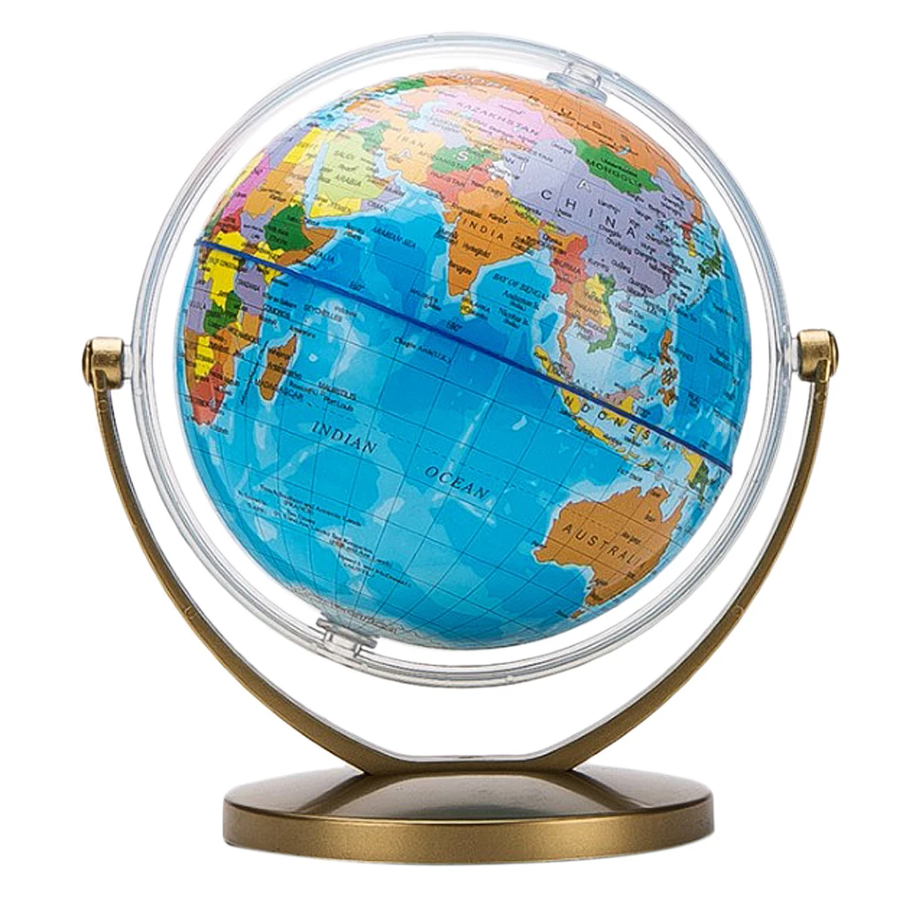  Floating World Globe Office Desk Display Rotating Planet Earth Globe Ball with World Map - Geograph