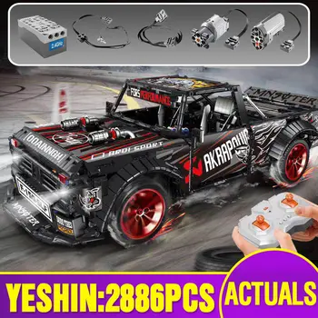 

Technic RC Ford Mustang Hoonitruck City Car MOC-22970 Bricks 34316 vehicle Model compatible lepining Building Blocks Toys Gifts
