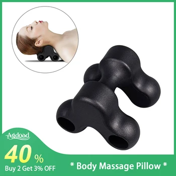 

Multifunctional Cervical Neck Massager Arm Leg Back Body Acupressure Massage Pillow Neck Stretching Relaxation