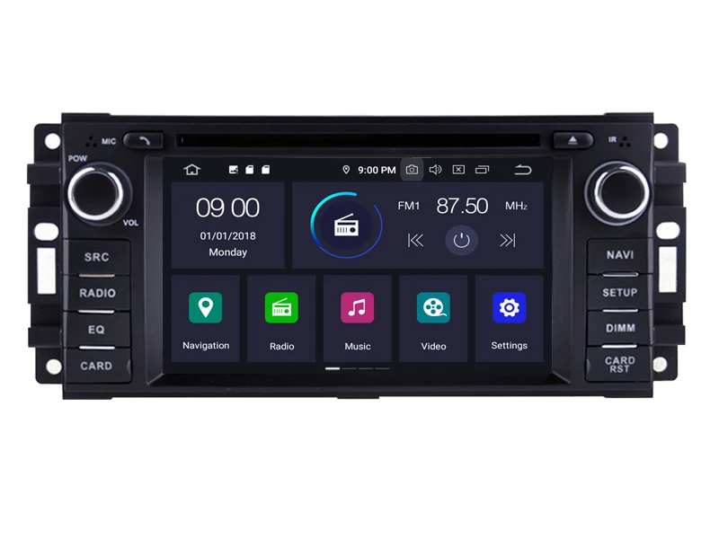 NaweiGe 6,2 дюймов Android Octa core 9,0 PX5 4+ 32GB Автомобильный dvd для Chrysler Sebring 300C/Jeep Cherokee Compass/Dodge Journey DVD