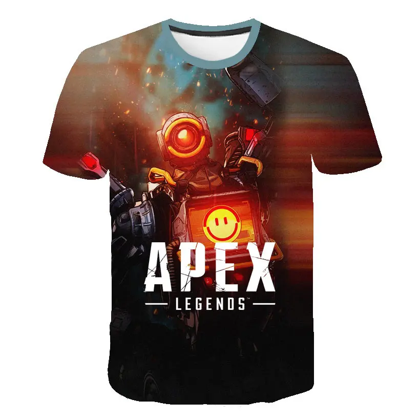 Новинка 3D футболки с изображением легенд Apex для мужчин и женщин летняя крутая