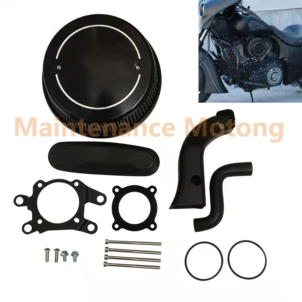 Air Cleaner Filter High Flow Air Intake For Indian Vintage Springfield Chief Chieftain Dark