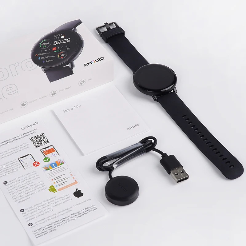 Mibro Lite Smartwatch Inch Amoled Screen Support Multi