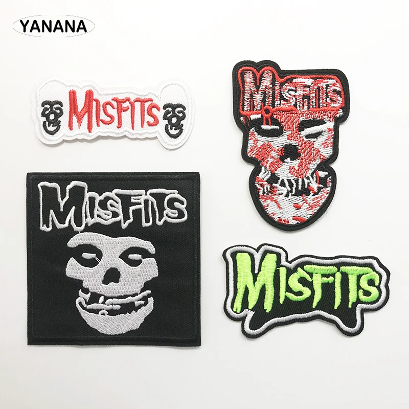 

Heavy Metal music Band banner Patch Badges Embroidered Applique Sewing Iron On Badge Clothes Garment Apparel Accessories