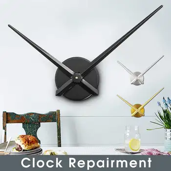 

New Mini DIY Large Silent Quartz Wall Clock Movement Hands Mechanism Repair Tool Replacement Parts Kit DIY Gold Silver Black