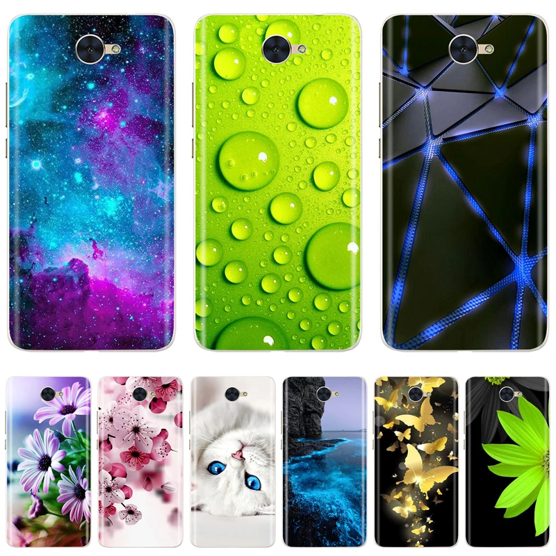 Case For Huawei Y7 2017 Silicone TPU Back Cover Phone TRT-LX1 TRT-LX2 TRT-LX3 Y 7 Coque Fundas | Мобильные телефоны и