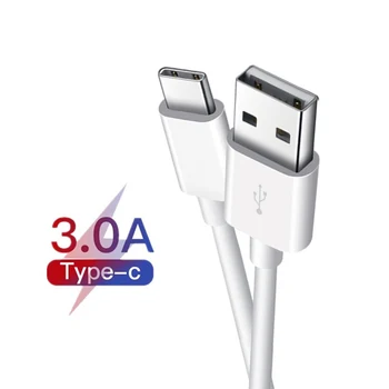 

USB Type C Cable for Samsung S10 S9 Charge 3.0 Cable USB C Fast Charging for Huawei P30 Xiaomi USB-C Charger Kable