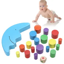 Детские развивающие игрушки для детей, деревянные игрушки, балансирующие блоки, Монтессори, 2019