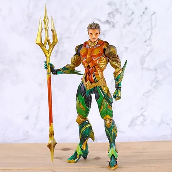 

Play Arts DC Comics Justice League Aquaman Figure Super Hero Aquaman Action Figure PVC Collectible Model Toy
