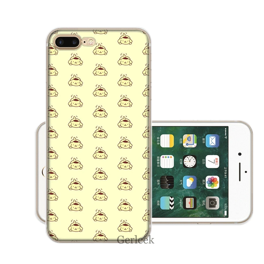 H10 Чехол для мобильного телефона iPhone 11 Pro 6 6s 7 8 P Lus iPhone XR X XS Max 5 5S SE Shell Cute pompomparin Прекрасный жесткий чехол - Цвет: H10