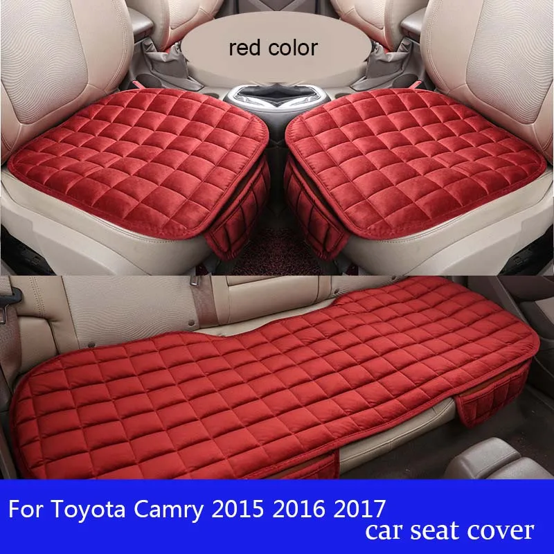 Чехол для автомобильного сиденья плюшевая подушка стула Toyota Camry 2015 2016 2017 чехол