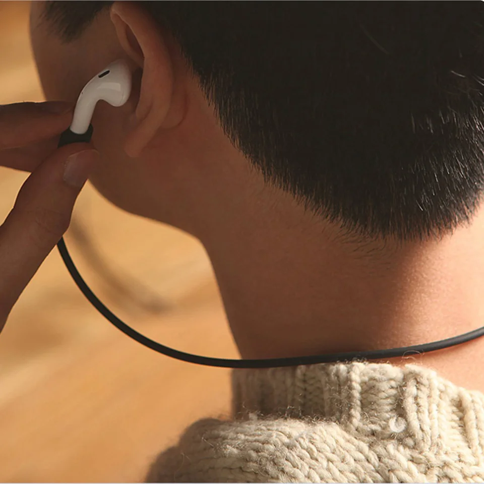Магнитный ремешок для наушников Airpods Pro аксессуары мягкий силиконовый шнур