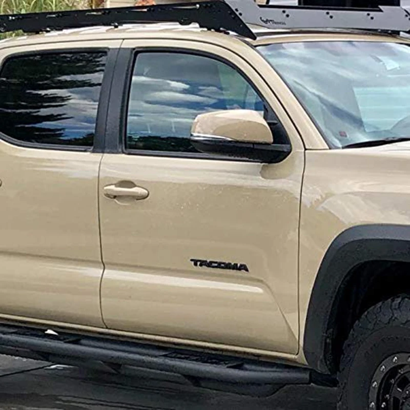 Для Tacoma V6 SR5 багажник автомобиля дверь багажника наклейка эмблема наклейка значок на замену для Toyota Tacoma 2005-(матовый черный) 5 шт. S