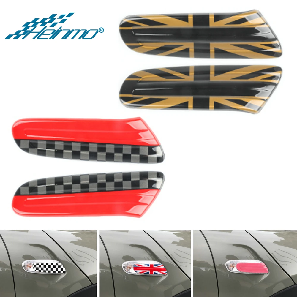 

For Mini Cooper Accessories Clubman F55 F57 F56 Car Sticker Turn Signal Fender Cover For Mini Clubman F54 Car-styling sticker