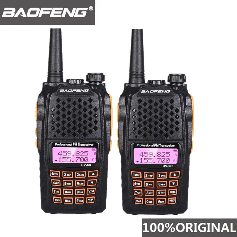 2 шт. портативная рация Baofeng два диапазона 7 Вт VHF UHF|walkie talkie|baofeng uv-6r2pcs baofeng |