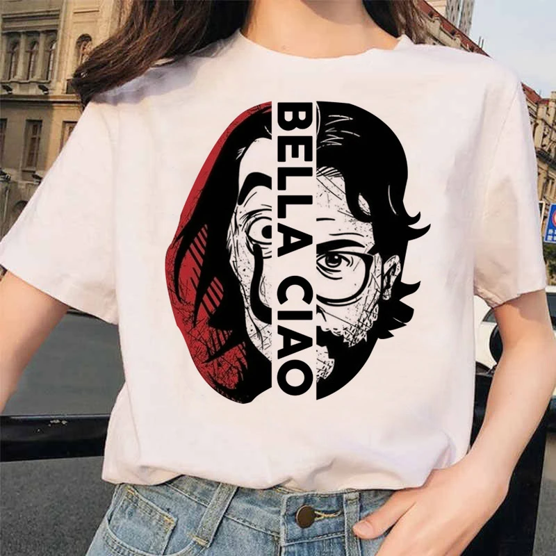 2020 Новые деньги Heist футболка House Of Paper La Casa De Papel женская летняя обувь на каждый день