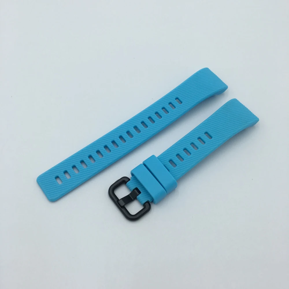 Светло-голубой Смарт часы ремешок браслет для huawei Band 3 Pro 3Pro ловушка мягкий силиконовый сменный ремешок для наручных часов браслет аксессуары для смарт-часов - Цвет ремешка: Светло-голубой