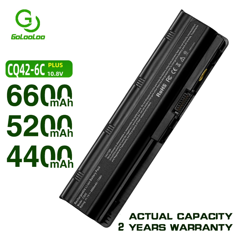 Golooloo Батарея для hp MU06 MU06XL NBP6A174 NBP6A174B1 HSTNN UB0W G7 Compaq CQ62 a 200 300 серии в течение
