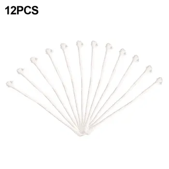 

12pcs Butter Lamp Long Lasting Lanterns Durable Fiberglass Tiki Torch Wick Trim Home Decor Garden Lights Stable Patio Lighting