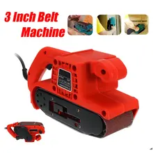 220V 800W3 дюймовый деревообрабатывающий станок для наждачной бумаги ленточный станок портативная лента для шлифовального станка mach Танк плос...(China)