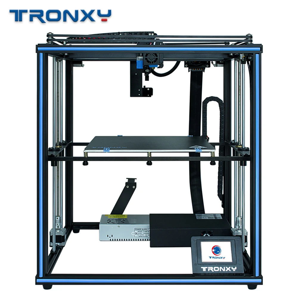 Tronxy X5SA PRO 3d принтер новейший Модернизированный CoreXY DIY os3 двухосный внешний направляющий Titan экструдер гибкий материал