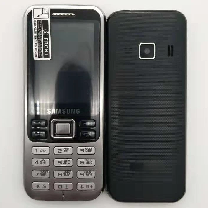  C3322 100% Original Unlocked Samsung C3322 GSM Dual Sim Card FM Bluetooth FM Radio Mobile Phone Fre
