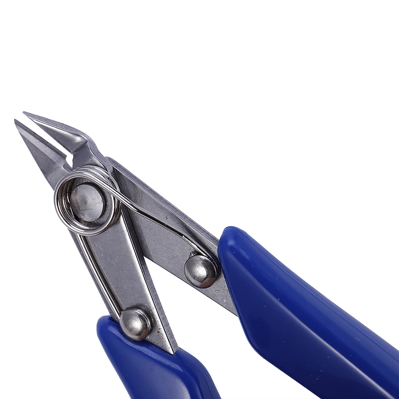 GTBL Electrical Wire Cable Cutter Cutting Plier Side Snips Flush Pliers Convenient Durable Tool Dark blue