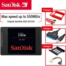 Жесткий диск ssd жесткий диск hdd Двойной Флеш-накопитель SanDisk SSD жесткий диск SATA 2," 120 ГБ 240 ГБ 480 внешний твердотельный накопитель hdd 1 ТБ жесткого диска с стойку USB 3,0 адаптер кронштейн для ноутбука