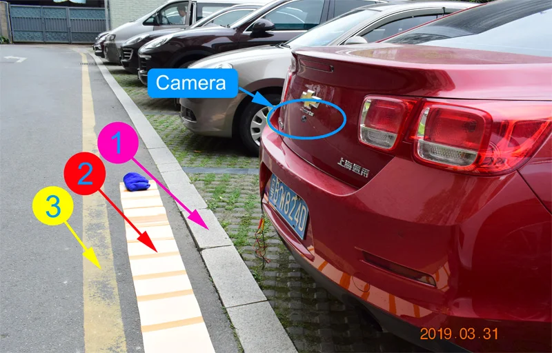 CCD 180 градусов Рыбий глаз объектив Автомобильная камера заднего вида фронтальная боковая камера ночного видения Водонепроницаемая широкоугольная резервная камера с проводом управления