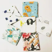 60*60 муслин бамбуковое хлопковое детское одеяло пеленать мягкий мультфильм животных печати шарф Многофункциональный обёрточная бумага отрывистый полотенца аксессуары