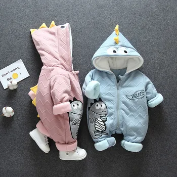 

Baby Jumpsuit Clothes New born Baby Clothes Toddler Winter Baby Boys Girls Lovely Romper Jumpsuit Thickened Outfit Clothes